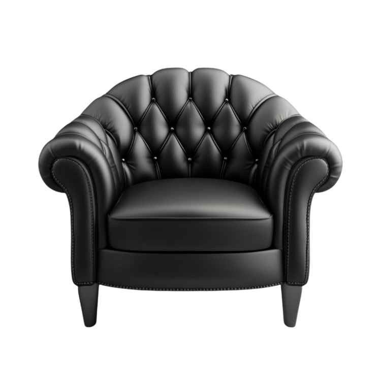 Leather office footrest